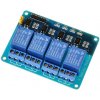 4-kanálový 5V 10A / 250V reléový modul - s optoizoláciou ARDUINO