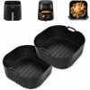2x Silikónové Vložky do Fritézy Philips 2000 6.2L Dual Basket Airfryer