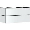 Hansgrohe Xilesa E skrinka 118x55x62 cm závesná kúpeľňová skrinka pod umývadlo biela 54304700