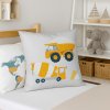 Detská obliečka na vankúš – stavebné stroje 40×40 cm
