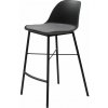 Čierna barová stolička Unique Furniture Whistler