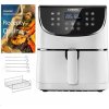 Cosori CP158-AF PREMIUM – 5.5L horkovzdušná fritéza + 5x špíz a gril. rošt, white