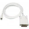 Video kábel PremiumCord Mini DisplayPort - DVI kábel M/M (KPORTADMK02-02)