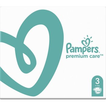 Pampers Premium Care 3 204 ks