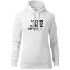 Play Eat Sleep Repeat game - Mikina dámská Cape s kapucí - S ( Biela )