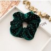 Girly Velúrová gumička Emerald HB35/GREEN