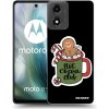 Picasee silikónový čierny obal pre Motorola Moto E14 - Hot Cocoa Club