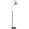 Endon | Endon 98748 - Stojacia lampa FRANKLIN 1xE27/10W/230V mosadz/čierna | EN0157