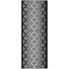 Berfin Dywany 100x67 cm Protišmykový behúň na mieru Zel 1017 Silver (Grey) - obšitý zo všetkých strán, šedá, chodba / predsieň