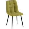 Jedálenská stolička Antibes látka, zelená