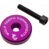 Viečko hlavového zloženia WOLF TOOTH krytka ULTRALIGHT STEM CAP + 5mm spacer fialová