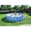 Sammer Kvalitný bazén do záhrady v modrej farbe s pompou a filtrom BES56681