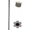 Oceľové lano DIN 3066 spletenie 6x37+FC 18mm Zn 6X37ZN18