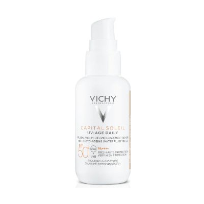 Vichy Capital Soleil UV-AGE Daily SPF 50+ fluid proti fotostarnutiu tónovaný 40 ml