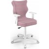 Wilsondo Kancelárska stolička DUO - púdrovo-ružová Rozmer: 159 - 188 cm