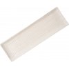 MIJ Servírovací tanier CONTOUR 33 x 10,5 cm biela keramika