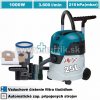 Makita VC 2512 L 1000W priemyselný vysávač, norma L, automatizovaná zásuvku na vysávači pre stroje, Push & Clean – jednoduché vzduchové čistenie filtra (možné vyčistiť aj vodou) + BOHATÉ PRÍSLUŠENSTVO