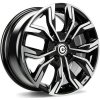 CARBONADO PRICE hliníkové disky 6,5x15 4x100 ET38 BFP - Black Front Polished