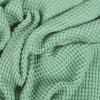 Ľanové vaflové piké 120 cm - Mint