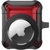 AppleKing 2v1 superodolný ochranný obal pre AirPods 1 / 2 / AirTag 1 / 2 - červený - možnosť vrátiť tovar ZADARMO do 30tich dní