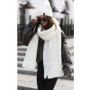Fashionweek Súprava dámskej čiapky, šálu Arizona krémová