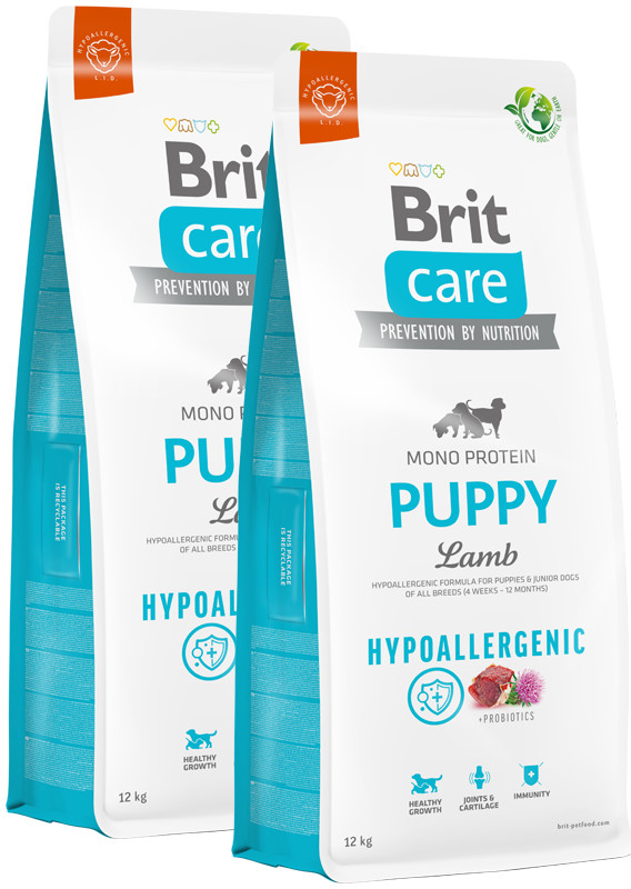 Brit Care Hypoallergenic Puppy Lamb 2 x 12 kg