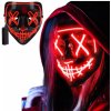Halloweenska LED maska