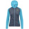 Karpos AMBRIZZOLA dámska FULL-ZIP mikina s kapucňou ombre blue/bachelor b. XS