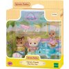 Sylvanian family 3 kamaráti zo škôlky v bazéne