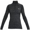 Dámske funkčné tričko s dlhým rukávom Under Armour TECH 1/2 ZIP - TWIST W čierne 1320128-001 - S