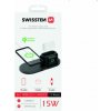 Bezdrôtová nabíjačka Swissten 3 v 1, čierna 22055506