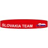 Náramok silikónový Slovenská republika Slovakia Team - červený