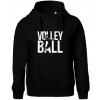 Volleyball nápis - Oversized mikina dámská Moon - kratšia + širšia - L ( Čierna )