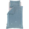 TRÄUMELAND Obliečky Musselin 100/135 + 40/60 cm Jeansblau