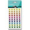 Maildor 3D Cooky samolepky viacfarebné srdcia