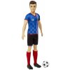 Mattel Barbie Futbalová bábika Ken v modrom drese