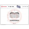 BREMBO Sada brzdových doštičiek P 06 018
