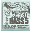 Ernie Ball 2850 Slinky Nickel Wound Super Long Scale 5-String Electric Bass 45-130