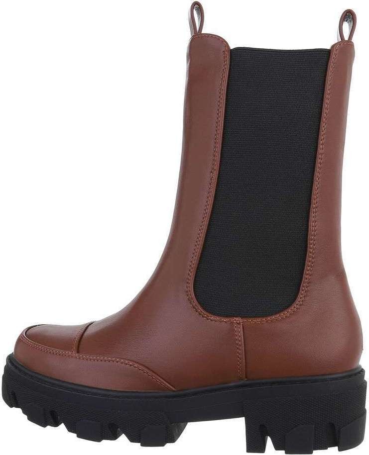 Chelsea Boots dámske čižmy M476 hnedé