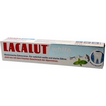 Lacalut White alpenminze zubná pasta 75 ml