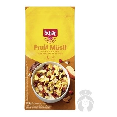 Schär Fruit Müsli bezgluténové müsli s ovocím 375 g