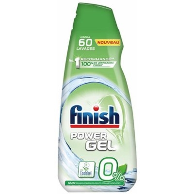 Finish Power Gel 0% gél do umývačky riadu 900 ml