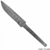 Dictum 719738 - Stick Tang Blade Blank, Ladder Damascus, Medium - Čepeľ