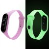 Xiaomi Mi Band 3/4 náhradný náramok - Svietiaci Farba: Fialová MBSCZ-SVT006