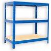 Biedrax Regál 35 x 90 x 90 cm 3 police modrý