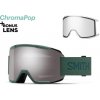 Snowboardové okuliare Smith Squad alpine green | cp sun platinum mirror+clear 24 - Odosielame do 24 hodín