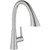 Grohe Zedra - Drezová batéria s výsuvnou spŕškou, supersteel 32294DC2