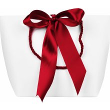 Troli darčeková taška s červenou stuhou M