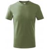 MALFINI Detské tričko Basic - Khaki | 134 cm (8 rokov)