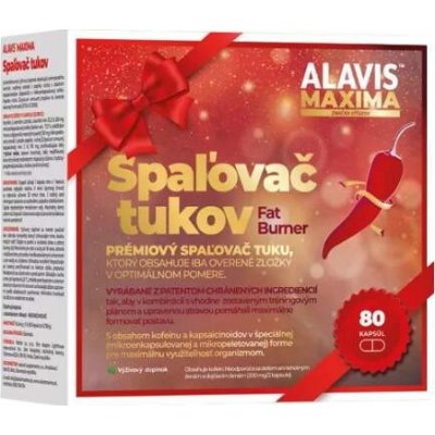 ALAVIS Maxima spaľovač tukov vianočné balenie 80 kapsúl